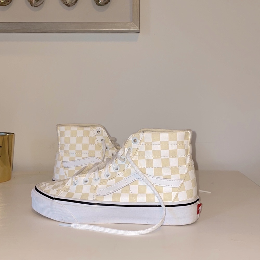 Vans! Checkered Highs - Like new